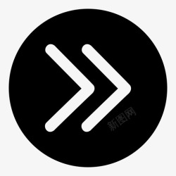 剪辑音乐快进加速快进双倍时间图标高清图片