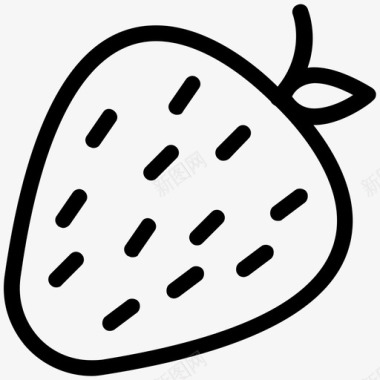 草莓平底锅草莓食物水果图标图标