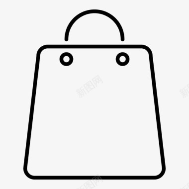 配件购物袋手提袋仓库图标图标