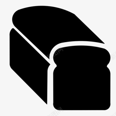 丰收面包水混合图标图标