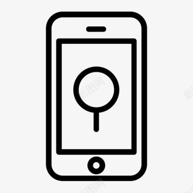 搜索图标搜索手机放大镜手机图标图标