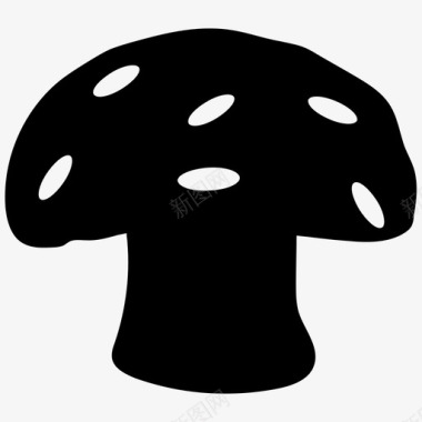 蘑菇树立体图标图标