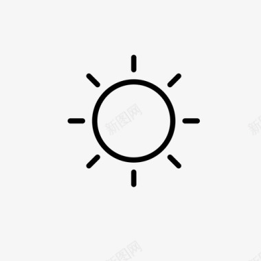 光暖阳光图标图标