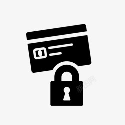 信用卡在线支付信用卡刷卡安全图标高清图片