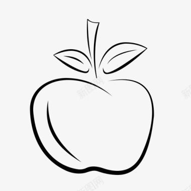 苹果吃的食物图标图标