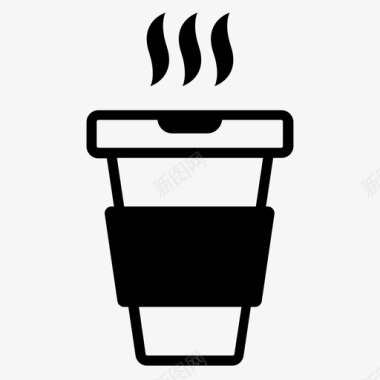 美容logo设计咖啡热饮冲泡图标图标