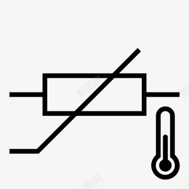 热敏电阻电气元件电子图标图标