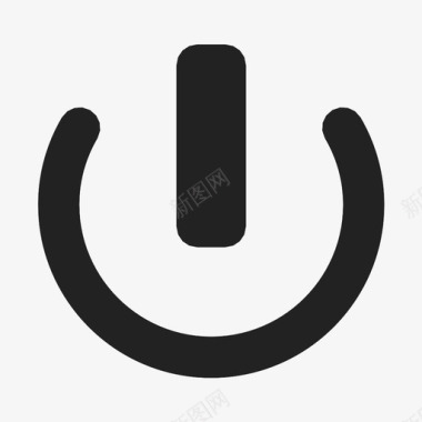 电源按钮免费电源关闭打开图标图标