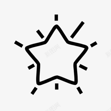 恒星光束爆炸图标图标