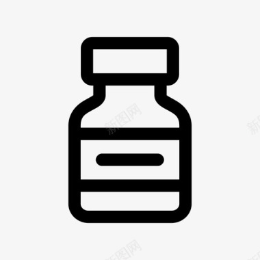 处方药瓶子药品药房图标图标