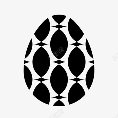 复活节彩蛋装饰图案图标图标
