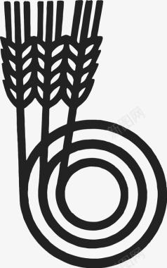 小麦面包农场图标图标