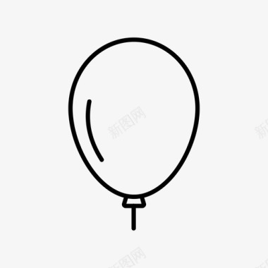 气球漂浮导航气球庆祝漂浮图标图标