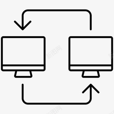 云服务器俺去计算机同步同步服务器图标图标