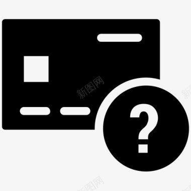 信用卡信用卡信封信件图标图标