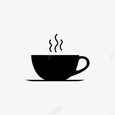 茶咖啡茶马克杯图标图标