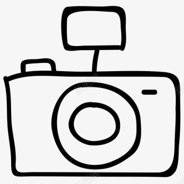 相框素描相机摄影设备照片图标图标