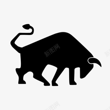 公牛公牛骑奶牛女孩图标图标