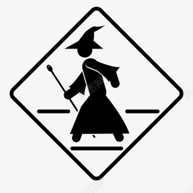 道口巫师道口巫师警告图标图标