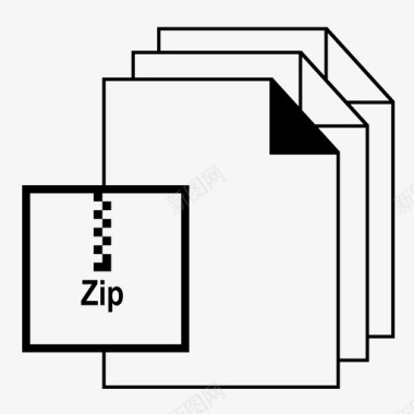 ZIPzip文件文档图标图标