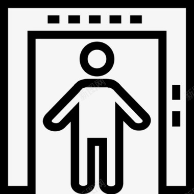 电梯里的人图标图标