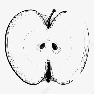 斑点闪耀苹果食品水果图标图标