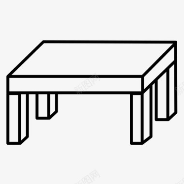 表面桌子咖啡桌餐桌图标图标