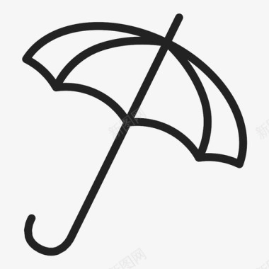 用雨伞雨伞下雨下雨天图标图标