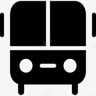 公共交通标识公共汽车交通方式公共交通图标图标