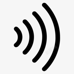 NFC标志非接触式wifiwifi图标高清图片