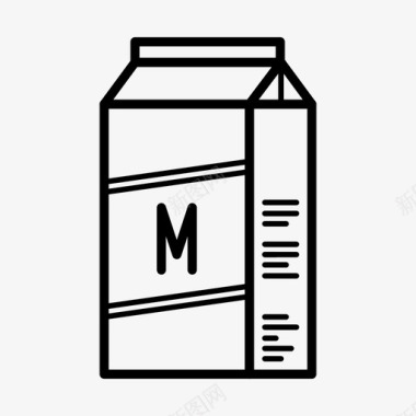 泡牛奶牛奶食物偶像图标图标