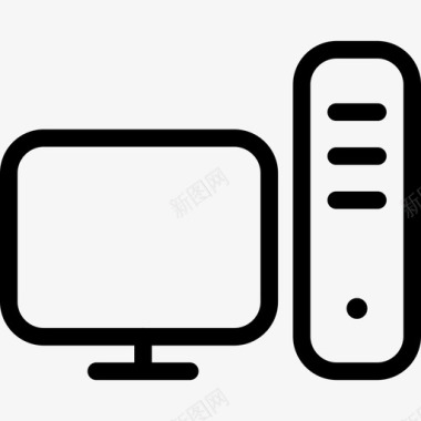 产品货架台式机技术个人计算机图标图标
