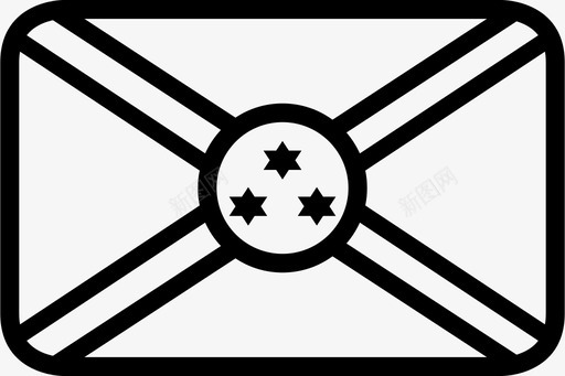 象征布隆迪国旗国家象征民族自豪感图标图标