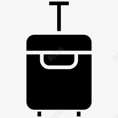 行李假期旅行图标图标