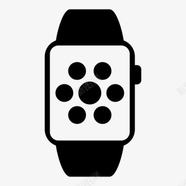 applewatch智能手表技术图标图标