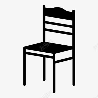 坐椅子家具腿图标图标