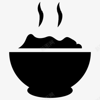 一碗水饺一碗饭一碗热菜一碗热饭图标图标