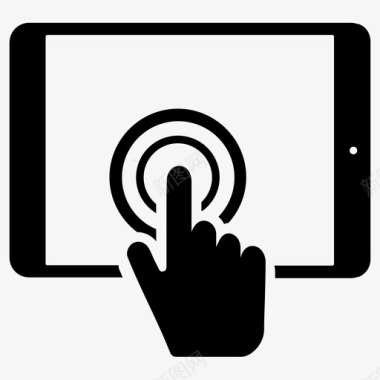 苹果iPad的触摸屏技术平板电脑触摸屏技术图标图标