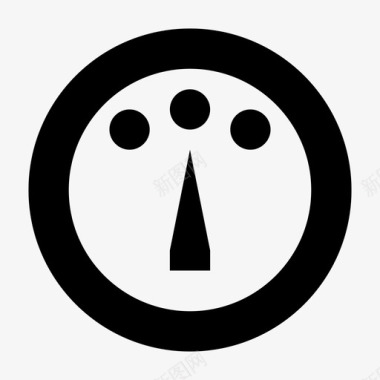 煤气仪表基准仪表板图标图标