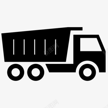 自卸卡车车轮车辆图标图标