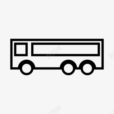 公共汽车公路旅行车辆图标图标