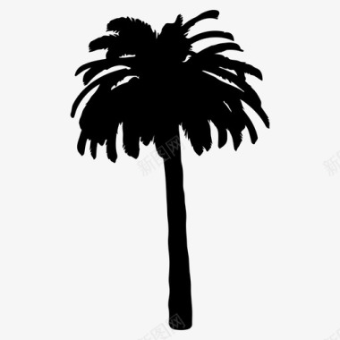 棕榈树到树林里去图标图标