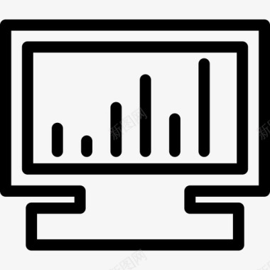 防火墙信息图条形图信息图监视器图标图标