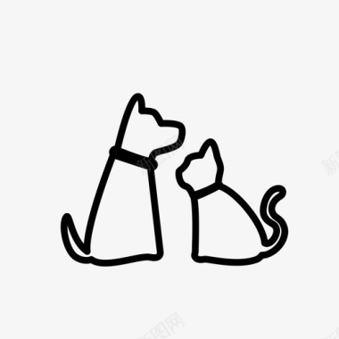 猫宠物动物狗图标图标