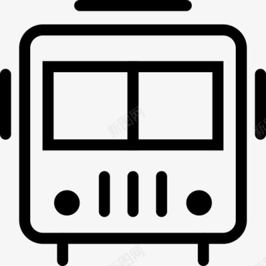 公共交通标识公共汽车汽车旅行图标图标