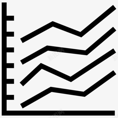 创意图表信息图表绘图折线图图标图标