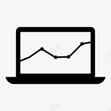 电脑图信息趋势报告统计信息图图标图标