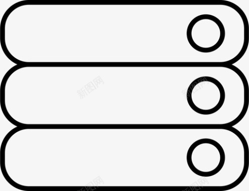数据信息表格服务器机架网络图标图标