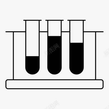 遗传学研究试管研究医学图标图标