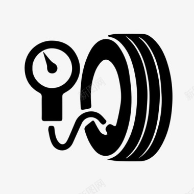 道路png轮胎充气卡车交通标志图标图标